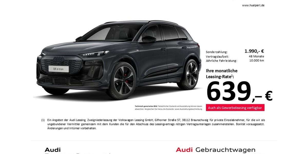 Audi Q6 e-tron 16.243 km 70.288 &euro; Dortmund 44143