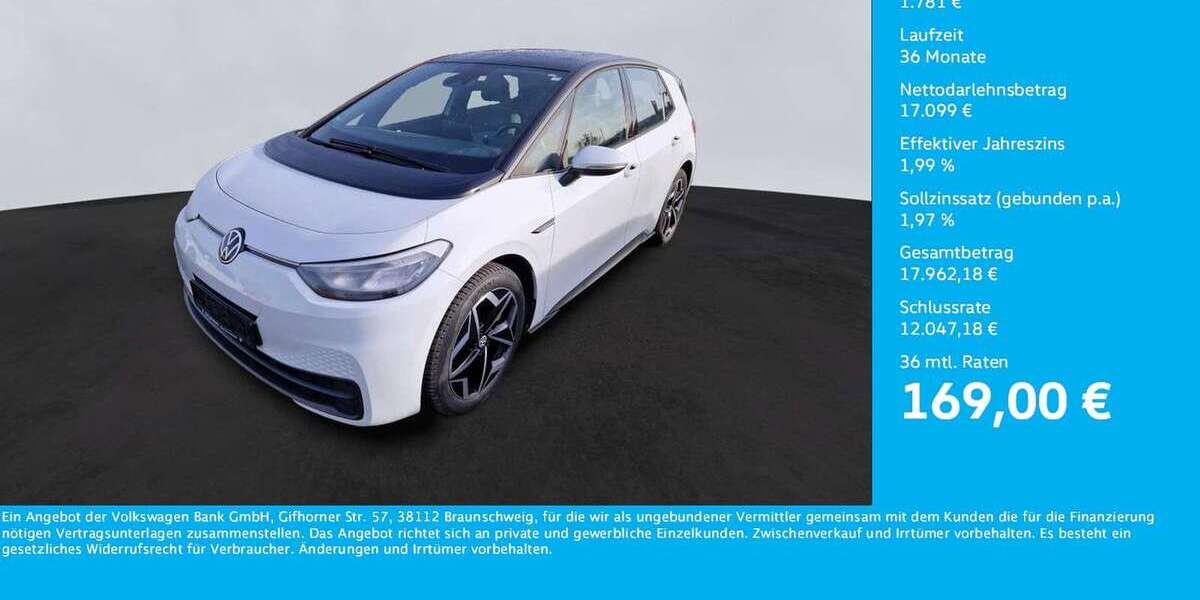 VW ID.3 35.723 km 18.880 &euro; Unna 59423