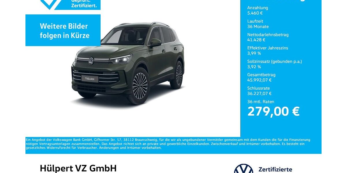 VW Tiguan 8.441 km 46.566 &euro; Dortmund 44141