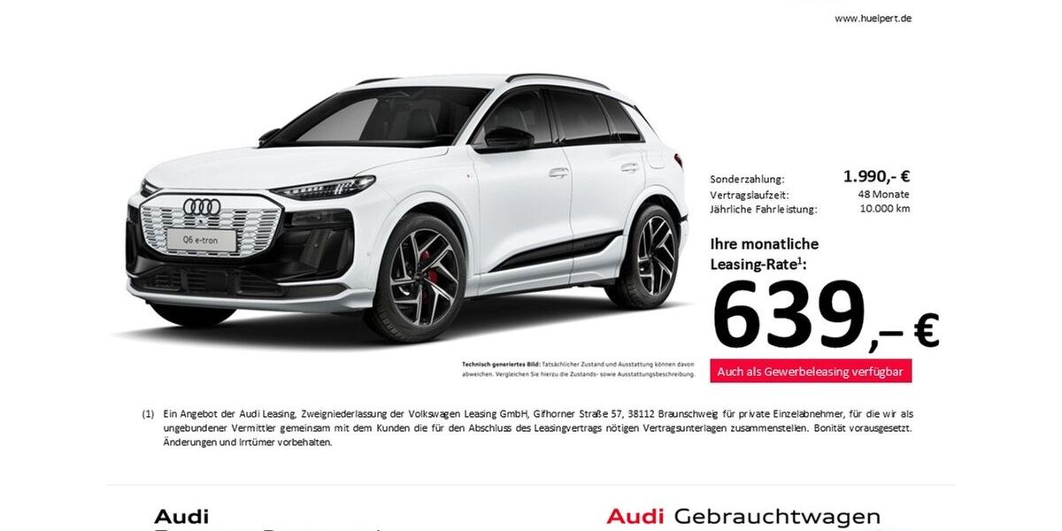 Audi Q6 e-tron 15.148 km 69.125 &euro; Dortmund 44143
