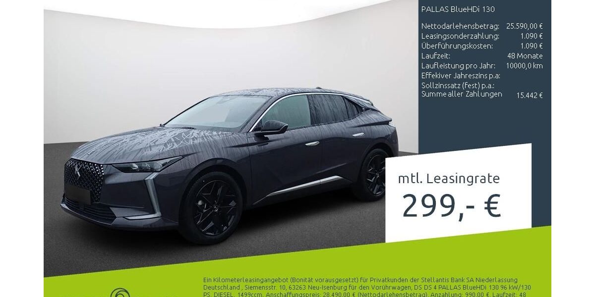 DS Automobiles DS4 8.378 km 25.889 &euro; Dortmund 44263