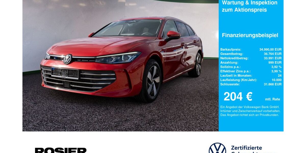 VW Passat 11.402 km 34.990 &euro; Menden 58706