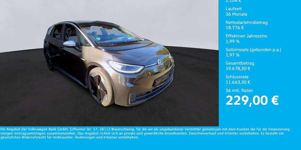VW ID.3 49.766 km 20.880 &euro; Unna 59423