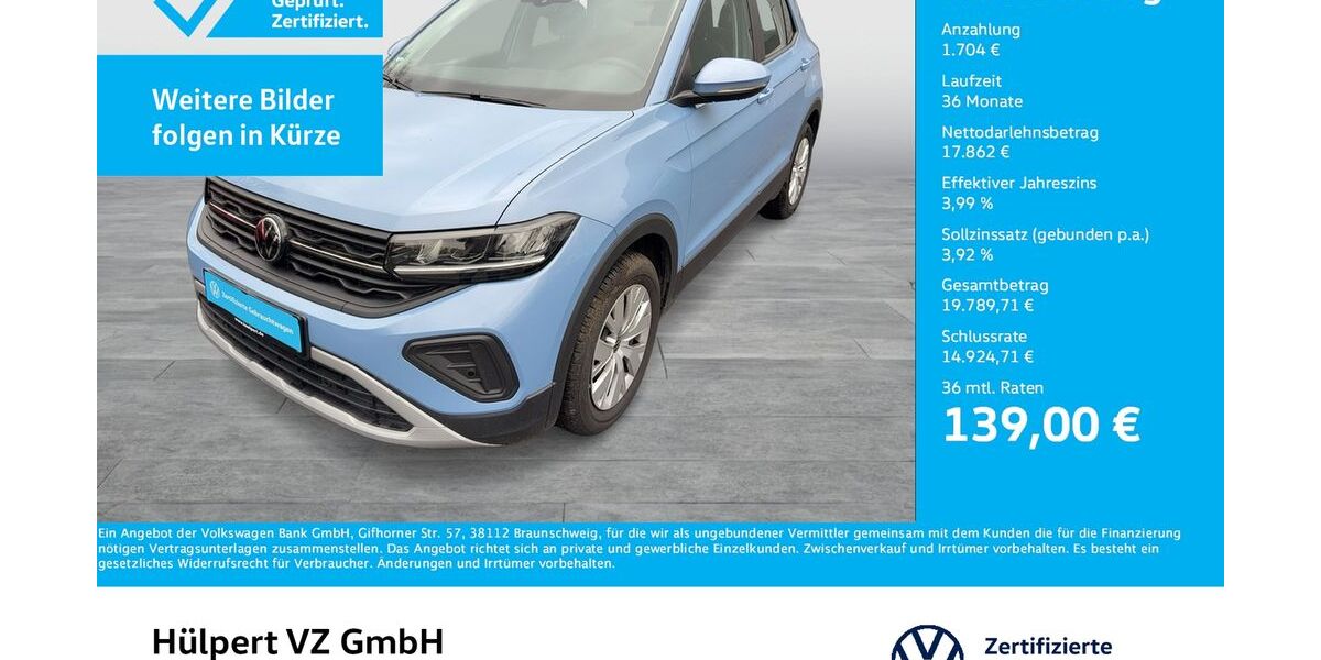 VW T-Cross 15.367 km 18.866 &euro; Dortmund 44141