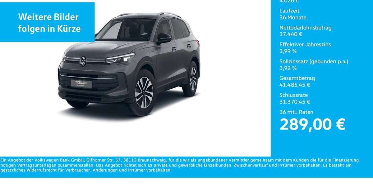 VW Tiguan 3.848 km 41.466 &euro; Bergkamen 59192