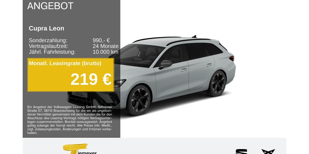 Cupra Leon 29.120 km 31.160 &euro; Hemer 58675