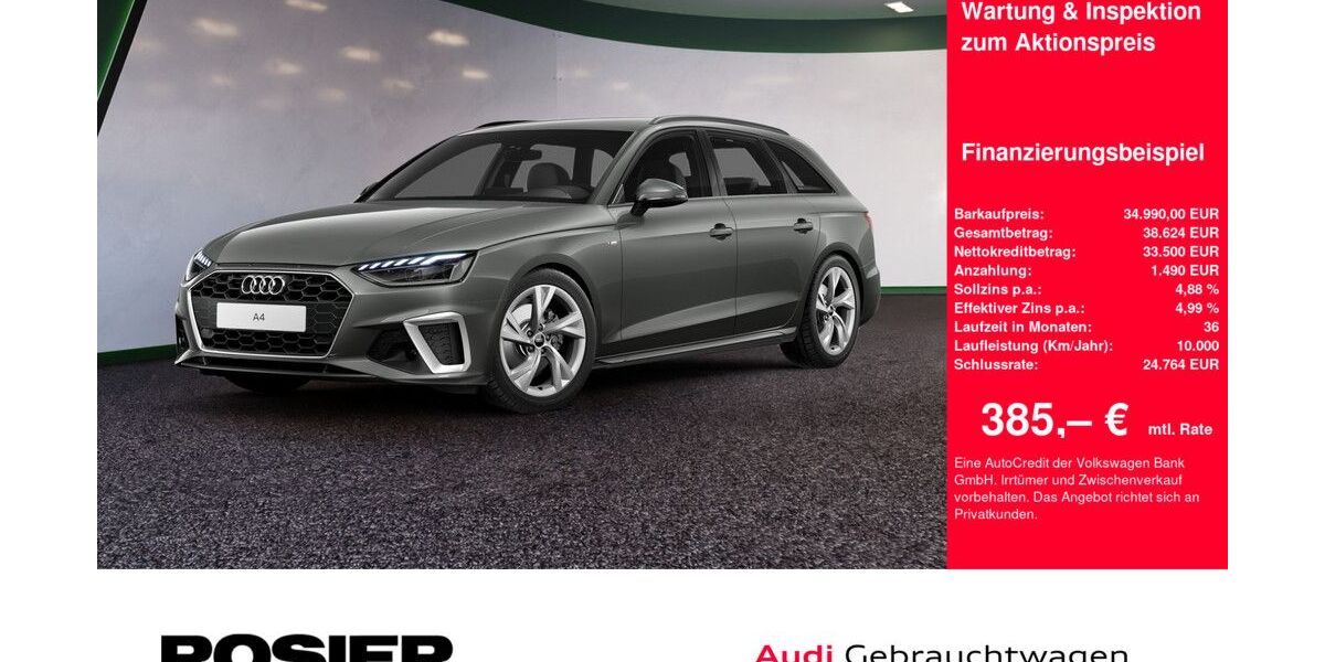 Audi A4 11.994 km 34.990 &euro; Menden 58706