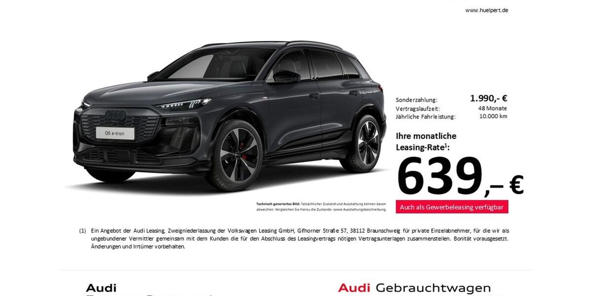 Audi Q6 e-tron 17.174 km 70.235 &euro; Dortmund 44143