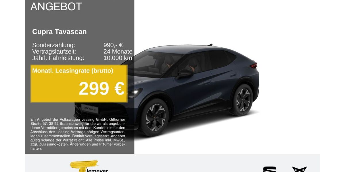 Cupra Tavascan 12.689 km 39.020 &euro; Hemer 58675