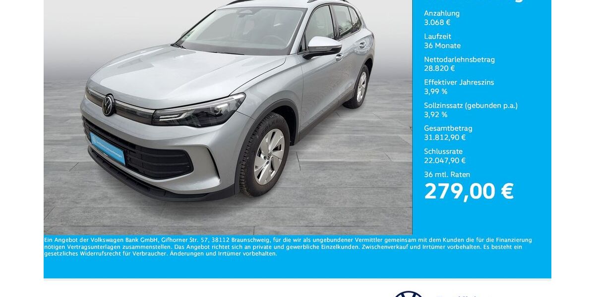 VW Tiguan 15.313 km 31.544 &euro; Dortmund 44141