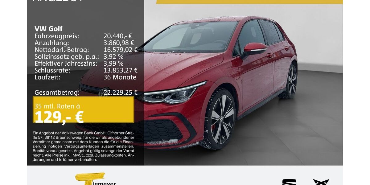 VW Golf 61.105 km 19.980 &euro; Hemer 58675