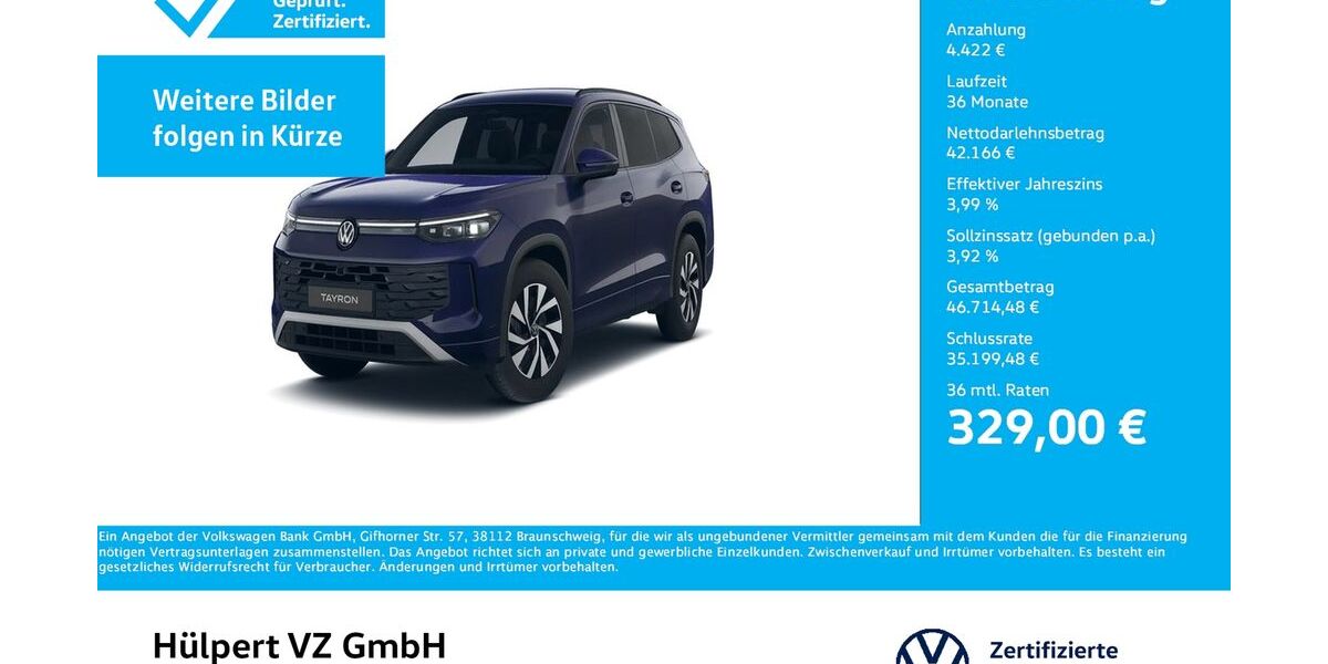 VW Tayron 9.733 km 46.588 &euro; Dortmund 44141