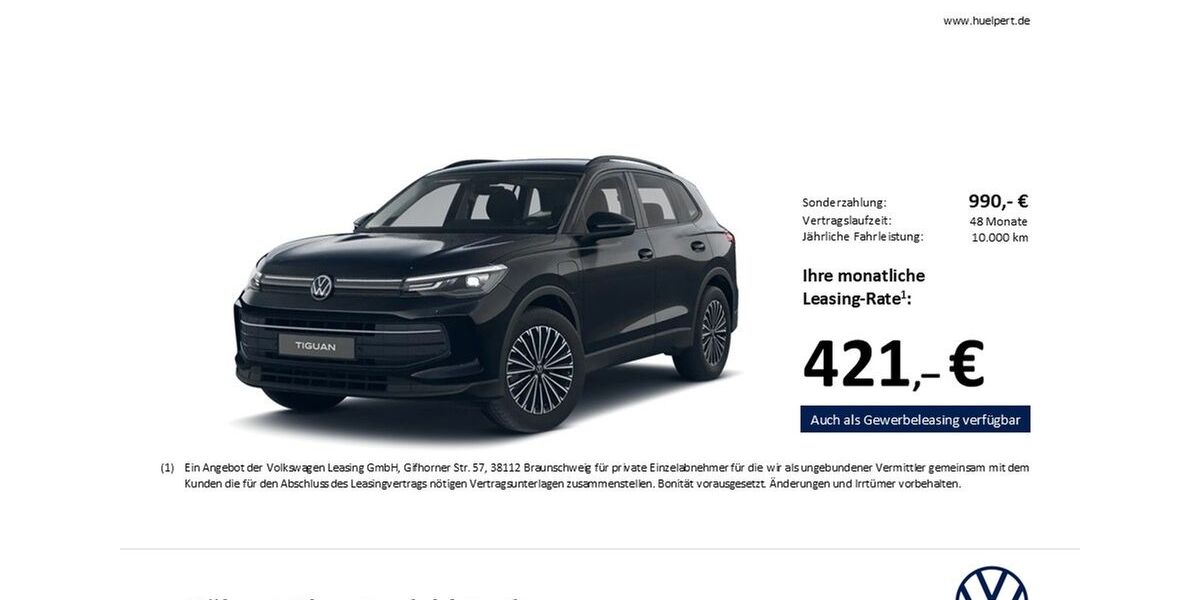 VW Tiguan 12.999 km 40.688 &euro; Dortmund 44379