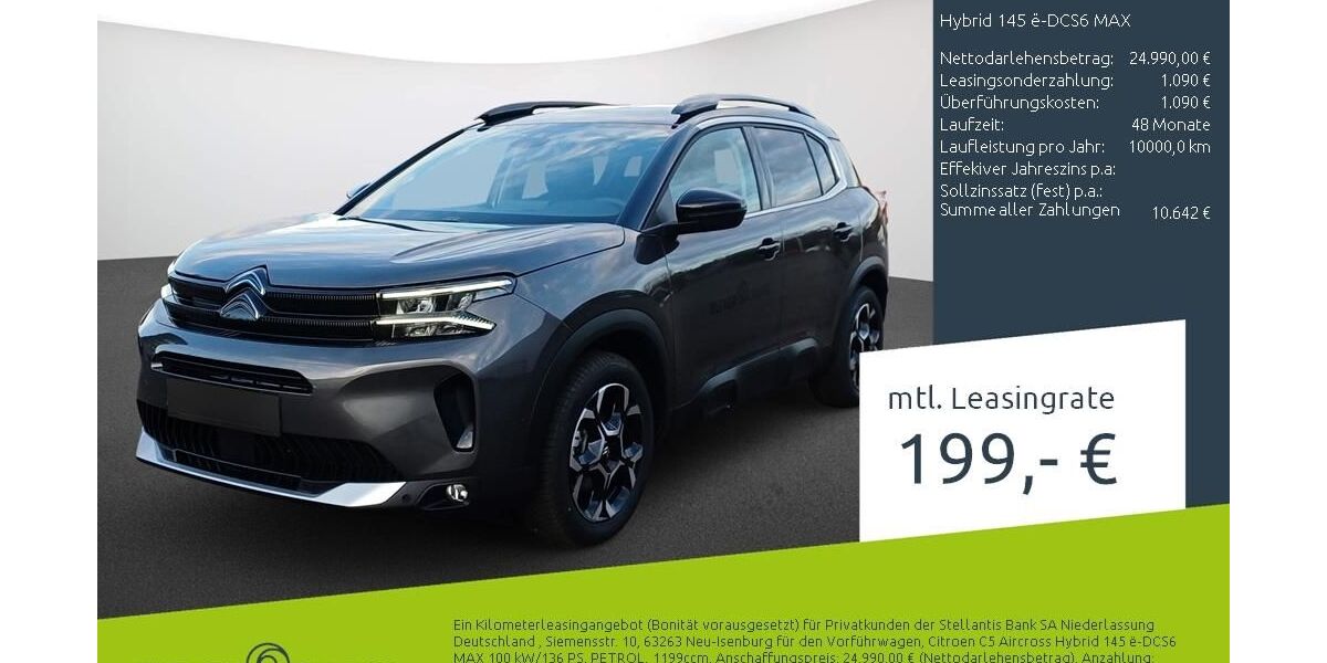 Citroen C5 Aircross 9.382 km 24.989 &euro; Dortmund 44263