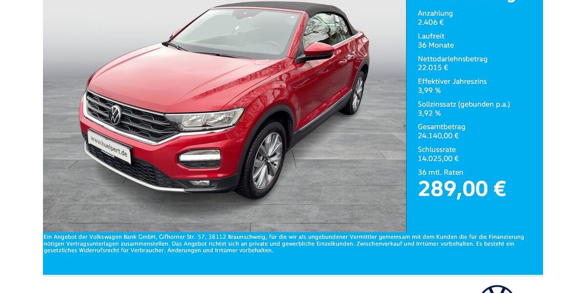 VW T-Roc 22.780 km 23.809 &euro; Dortmund 44379