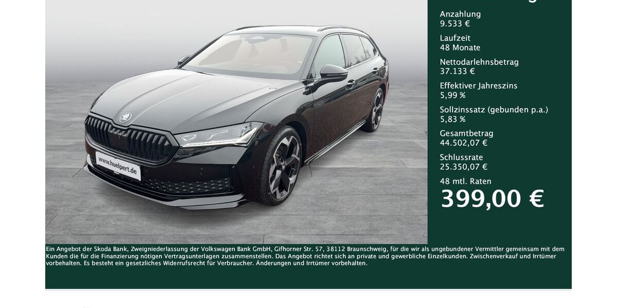 Skoda Superb 15.224 km 46.442 &euro; Dortmund 44309