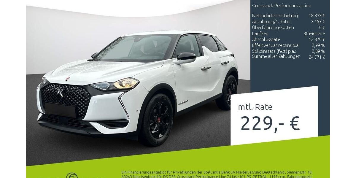 DS Automobiles DS3 Crossback 31.689 km 17.860 &euro; Dortmund 44263
