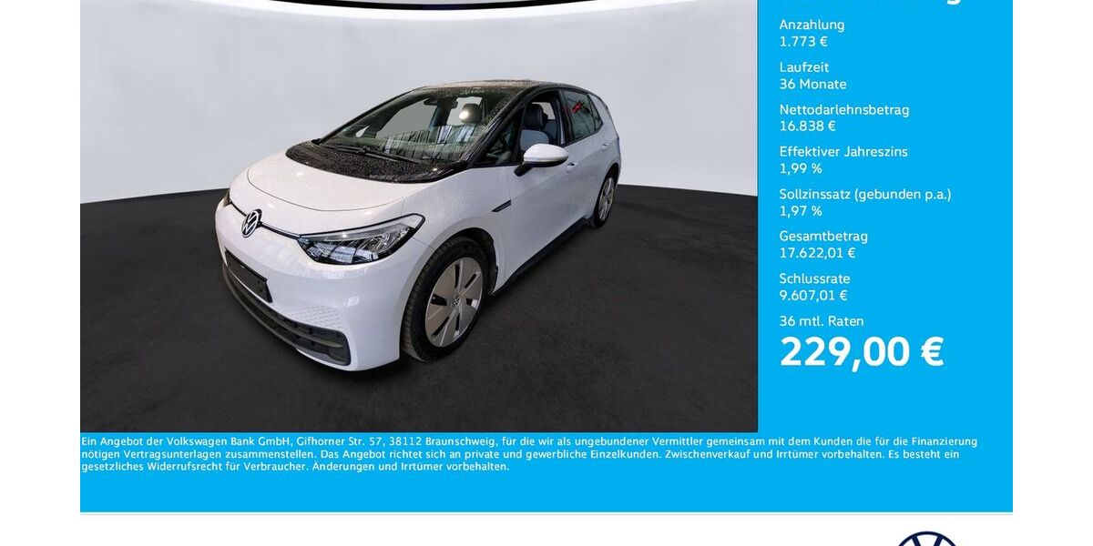 VW ID.3 39.839 km 18.542 &euro; Unna 59423